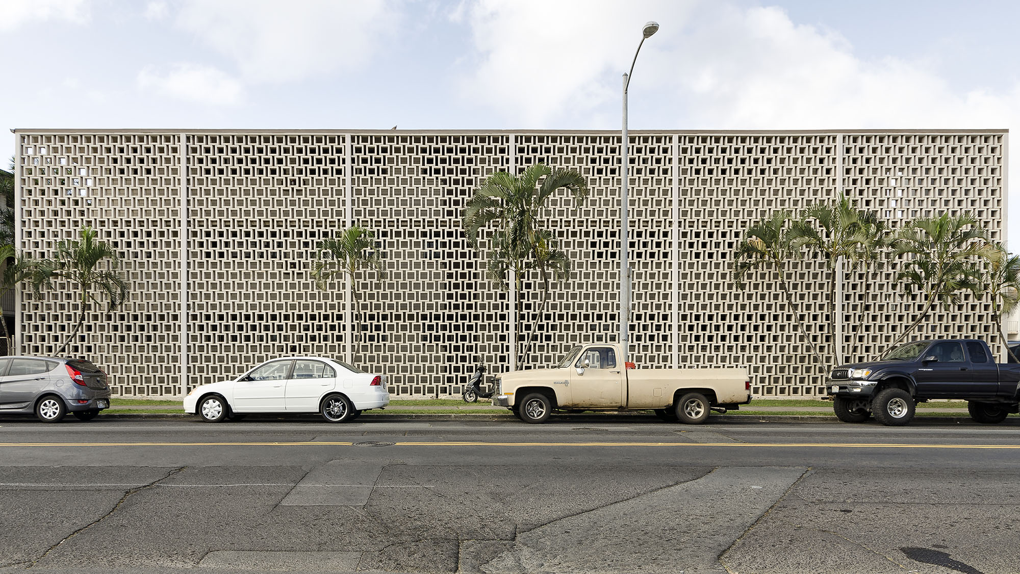 Cinder Block Facade Photography